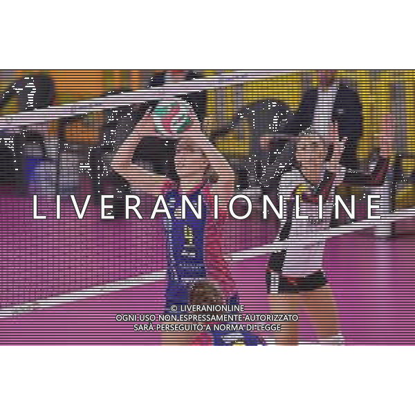 Savino Del Bene Scandicci vs Bosca S. Bernardo Cuneo - Volleyball Italian Serie A1 Women match 2020/2021, 25 November 2020 Palazzetto dello Sport, scandicci (fi), Italy Photo showing: Ofelia Malinov (Savino Del Bene Scandicci) @LM/Lisa Guglielmi/AGENZIA ALDO LIVERANI SAS