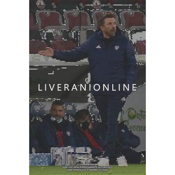 25-11-2020. CAGLIARI CALCIO-HELLAS VERONA. 4° tURNO COPPA ITALIA 2020/2021. ITALIA, SARDEGNA, CAGLIARI, STADIO SARDEGNA ARENA. SALVATORE MOI/ALDO LIVERANI SAS NELLA FOTO: EUSEBIO DI FRANCESCO ALLENATORE CAGIARI./AGENZIA ALDO LIVERANI SAS