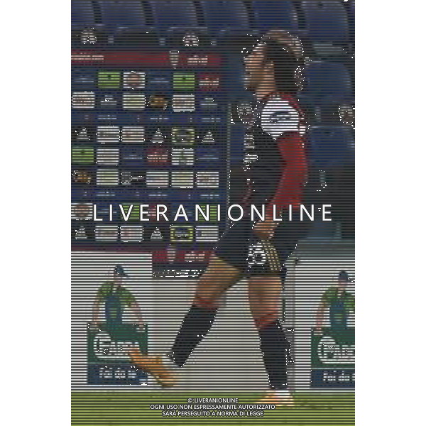 25-11-2020. CAGLIARI CALCIO-HELLAS VERONA. 4° tURNO COPPA ITALIA 2020/2021. ITALIA, SARDEGNA, CAGLIARI, STADIO SARDEGNA ARENA. SALVATORE MOI/ALDO LIVERANI SAS NELLA FOTO: ESULTANZA DOPO IL GOL DI RICCARDO SOTTIL ./AGENZIA ALDO LIVERANI SAS