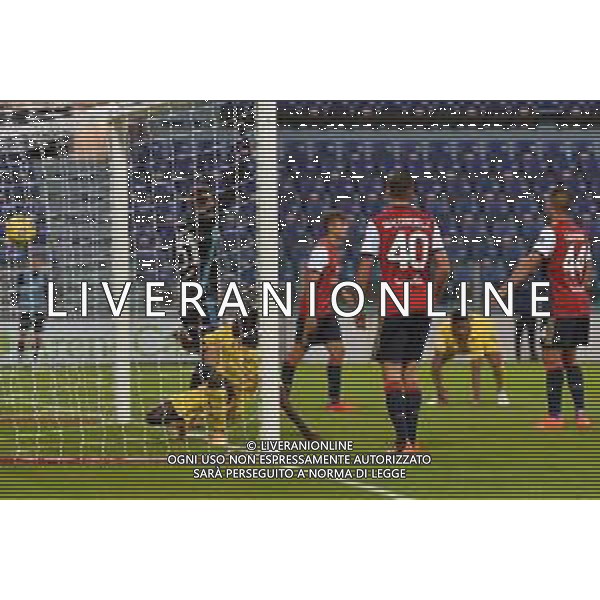 25-11-2020. CAGLIARI CALCIO-HELLAS VERONA. 4° tURNO COPPA ITALIA 2020/2021. ITALIA, SARDEGNA, CAGLIARI, STADIO SARDEGNA ARENA. SALVATORE MOI/ALDO LIVERANI SAS NELLA FOTO: GOL COLLEY VERONA, 1-2 CONTRO CAGLIARI IN TRASFERTA./AGENZIA ALDO LIVERANI SAS