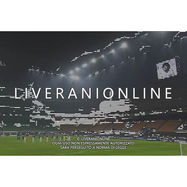 minuto di silenzio per la morte di Diego Armando Maradona Inter vs Real Madrid UEFA Champions League fase a gironi 4a giornata - gruppo B Milano 25-11-2020 Stadio Giuseppe Meazza - San Siro foto Roberto Garavaglia/ag.Aldo Liverani sas /AGENZIA ALDO LIVERANI SAS
