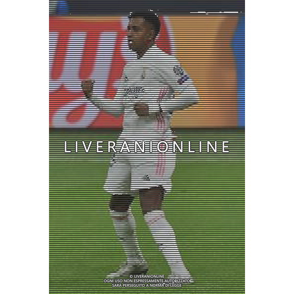 Rodrygo (Real Madrid) esulta dopo il gol del 2 a 0 Inter vs Real Madrid UEFA Champions League fase a gironi 4a giornata - gruppo B Milano 25-11-2020 Stadio Giuseppe Meazza - San Siro foto Roberto Garavaglia/ag.Aldo Liverani sas