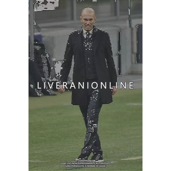 Zinedine Zidane allenatore Real Madrid Inter vs Real Madrid UEFA Champions League fase a gironi 4a giornata - gruppo B Milano 25-11-2020 Stadio Giuseppe Meazza - San Siro foto Roberto Garavaglia/ag.Aldo Liverani sas /AGENZIA ALDO LIVERANI SAS