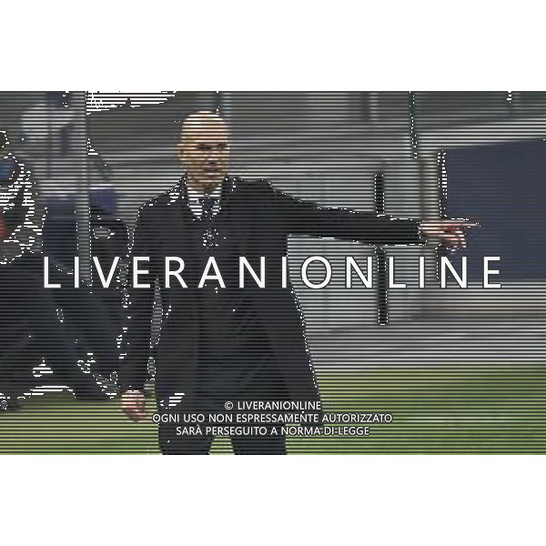 Zinedine Zidane allenatore Real Madrid Inter vs Real Madrid UEFA Champions League fase a gironi 4a giornata - gruppo B Milano 25-11-2020 Stadio Giuseppe Meazza - San Siro foto Roberto Garavaglia/ag.Aldo Liverani sas /AGENZIA ALDO LIVERANI SAS