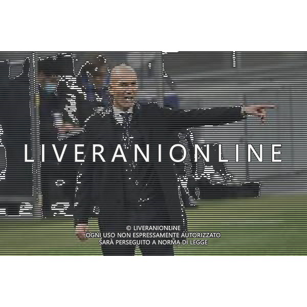 Zinedine Zidane allenatore Real Madrid Inter vs Real Madrid UEFA Champions League fase a gironi 4a giornata - gruppo B Milano 25-11-2020 Stadio Giuseppe Meazza - San Siro foto Roberto Garavaglia/ag.Aldo Liverani sas /AGENZIA ALDO LIVERANI SAS