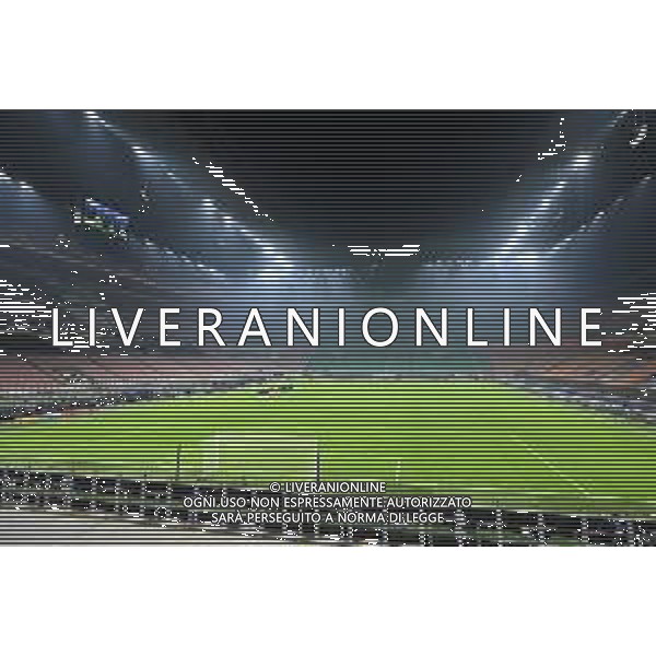 Veduta interno stadio Giuseppe Meazza San Siro - spalti vuoti Inter vs Real Madrid UEFA Champions League fase a gironi 4a giornata - gruppo B Milano 25-11-2020 Stadio Giuseppe Meazza - San Siro foto Roberto Garavaglia/ag.Aldo Liverani sas /AGENZIA ALDO LIVERANI SAS