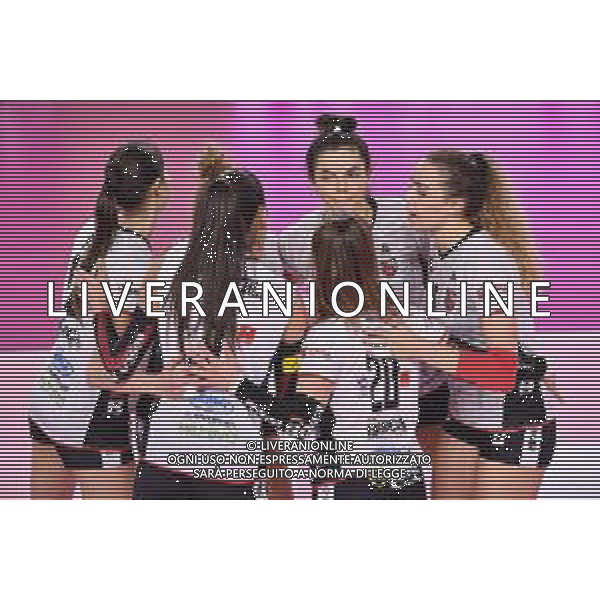 Savino Del Bene Scandicci vs Bosca S. Bernardo Cuneo - Volleyball Italian Serie A1 Women match 2020/2021, 25 November 2020 Palazzetto dello Sport, scandicci (fi), Italy Photo showing: Bosca S. Bernardo Cuneo @LM/Lisa Guglielmi AG ALDO LIVERANI SAS