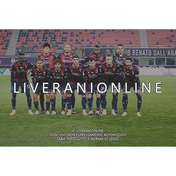 BOLOGNA - SPEZIA COPPA ITALIA TIM CUP 25.11.2020 NELLA FOTO la formazione Bologna FC squadra ©ROBERTO VILLANI / AGENZIA ALDO LIVERANI SAS