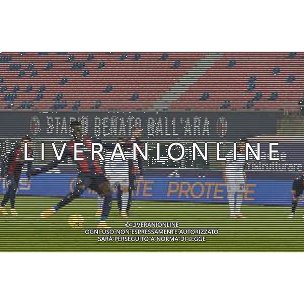 BOLOGNA - SPEZIA COPPA ITALIA TIM CUP 25.11.2020 NELLA FOTO MUSA BARROW SUL DISCHETTO PRIMA DI TIRARE IL RIGORE SBAGLIATO ©ROBERTO VILLANI / AGENZIA ALDO LIVERANI SAS