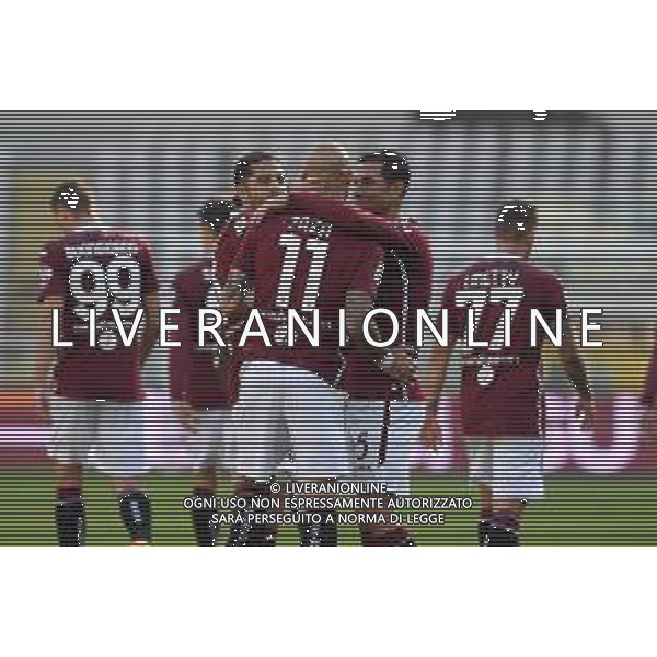 Torino 26.11.2020 Stadio Grande Torino Torino vs Virtus Entella 4° Turno Coppa Italia 2020/2021 ©Viganti/Agenzia Aldo Liverani Nella foto: esultanza torino dopo il gol di simone zaza ©Viganti / AGENZIA ALDO LIVERANI SAS