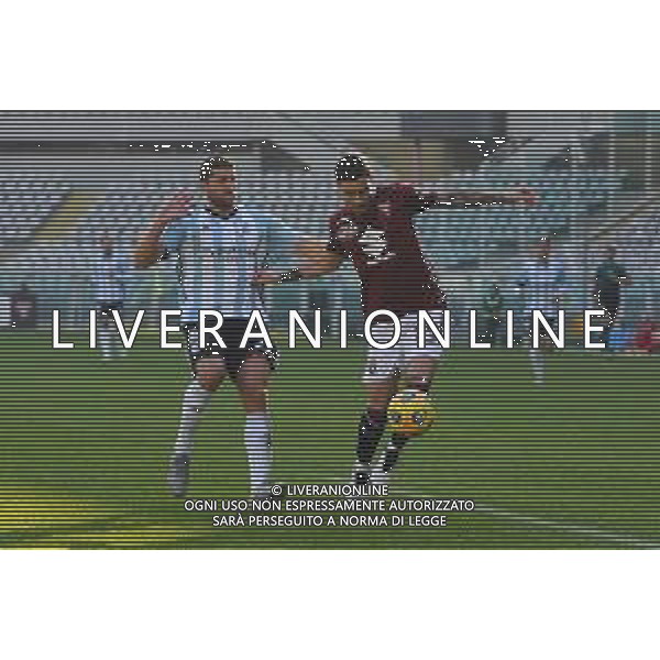 Torino 26.11.2020 Stadio Grande Torino Torino vs Virtus Entella 4° Turno Coppa Italia 2020/2021 ©Viganti/Agenzia Aldo Liverani Nella foto: nicola murru e mauro coppolaro ©Viganti / AGENZIA ALDO LIVERANI SAS