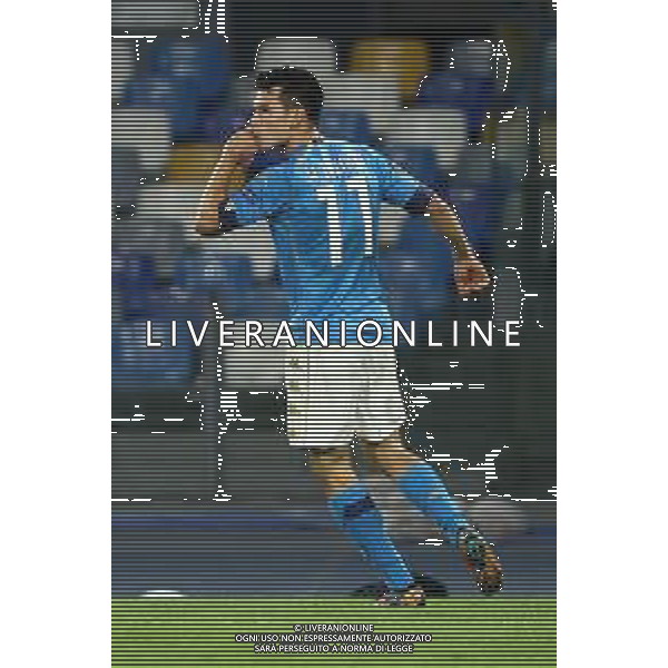 NAPOLI - HNK RIJEKA UEFA EUROPA LEAGUE 26.11.2020 NELLA FOTO ESULTANZA DOPO IL GOL HIRVING LOZANO ©MOSCA/AGENZIA ALDO LIVERANI SAS