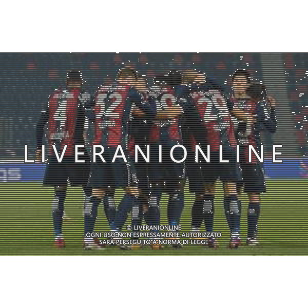 BOLOGNA - SPEZIA COPPA ITALIA TIM CUP 25.11.2020 NELLA FOTO ESULTANZA DOPO IL GOAL DI RICCARDO ORSOLINI ©ROBERTO VILLANI / AGENZIA ALDO LIVERANI SAS
