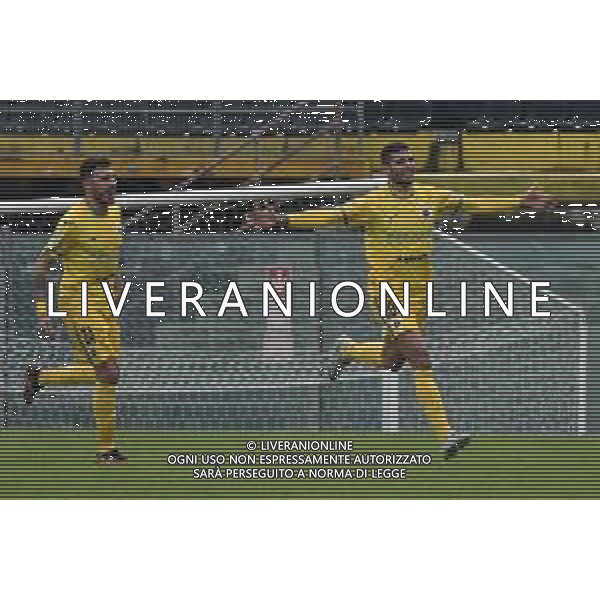 Pisa vs Cittadella - Italian Football Championship League BKT 2020/2021, 28 November 2020 Arena Garibaldi, pisa, Italy Photo showing: Mario Gargiulo (Cittadella) celerates his goal @LM/Gabriele Masotti AG ALDO LIVERANI SAS