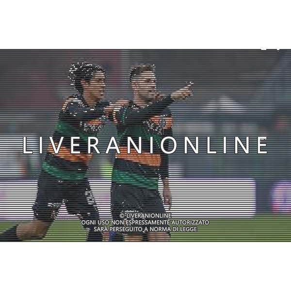 Venezia vs Ascoli - Italian Football Championship League BKT 2020/2021, 28 November 2020 Pier Luigi Penzo stadium, Venice, Italy Photo showing: Mattia Aramu (Venezia) celebrates after scoring a goal @LM/Ettore Griffoni/ AGENZIA ALDO LIVERANI SAS