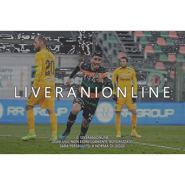 Venezia vs Ascoli - Italian Football Championship League BKT 2020/2021, 28 November 2020 Pier Luigi Penzo stadium, Venice, Italy Photo showing: Luca Fiordilino (Venezia) celebrates after scoring a goal @LM/Ettore Griffoni/ AGENZIA ALDO LIVERANI SAS