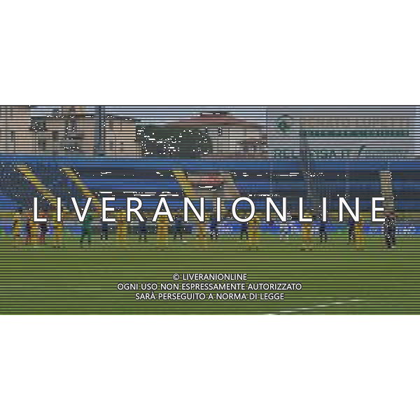 Pisa vs Cittadella - Italian Football Championship League BKT 2020/2021, 28 November 2020 Arena Garibaldi, pisa, Italy Photo showing: Minute\'s silence in memory of Diego Armando Maradona @LM/Gabriele Masotti AG ALDO LIVERANI SAS
