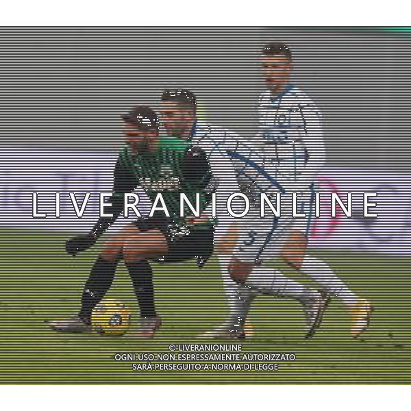 SASSUOLO - INTER CAMPIONATO CALCIO SERIE A TIM 28.11.2020 NELLA FOTO ROBERTO GAGLIARDINI E DOMENICO BERARDI E IVAN PARISIC ©SANTANDREA/ AGENZIA ALDO LIVERANI SAS