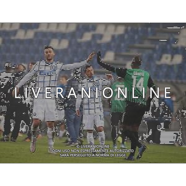SASSUOLO - INTER CAMPIONATO CALCIO SERIE A TIM 28.11.2020 NELLA FOTO ROBERTO GAGLIARDINI E OBIANG E STEFANO SENSI ©SANTANDREA/ AGENZIA ALDO LIVERANI SAS