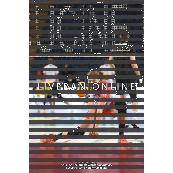 Cucine Lube Civitanova vs NBV Verona - Volleyball Italian Serie A Men Superleague Championship 2020/2021, 28 November 2020 Palasport Eurosuole Forum, civitanova marche, Italy Photo showing: Rychlicki Kamil (Cucine Lube Civitanova) @LM/Roberto Bartomeoli AG ALDO LIVERANI SAS