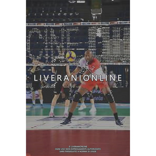 Cucine Lube Civitanova vs NBV Verona - Volleyball Italian Serie A Men Superleague Championship 2020/2021, 28 November 2020 Palasport Eurosuole Forum, civitanova marche, Italy Photo showing: Simon Robertlandy (Cucine Lube Civitanova) @LM/Roberto Bartomeoli AG ALDO LIVERANI SAS