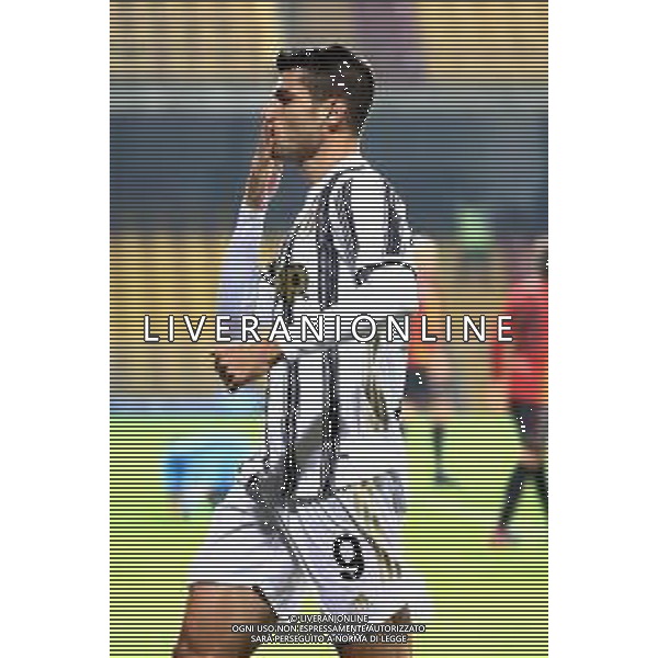 BENEVENTO - JUVENTUS CAMPIONATO CALCIO SERIE A TIM 28.11.2020 NELLA FOTO ESULTANZA DOPO IL GOL DI ALVARO MORATA ©MOSCA / AGENZIA ALDO LIVERANI SAS