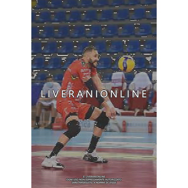 Cucine Lube Civitanova vs NBV Verona - Volleyball Italian Serie A Men Superleague Championship 2020/2021, 28 November 2020 Palasport Eurosuole Forum, civitanova marche, Italy Photo showing: Juantorena Osmany (Cucine Lube Civitanova) @LM/Roberto Bartomeoli AG ALDO LIVERANI SAS