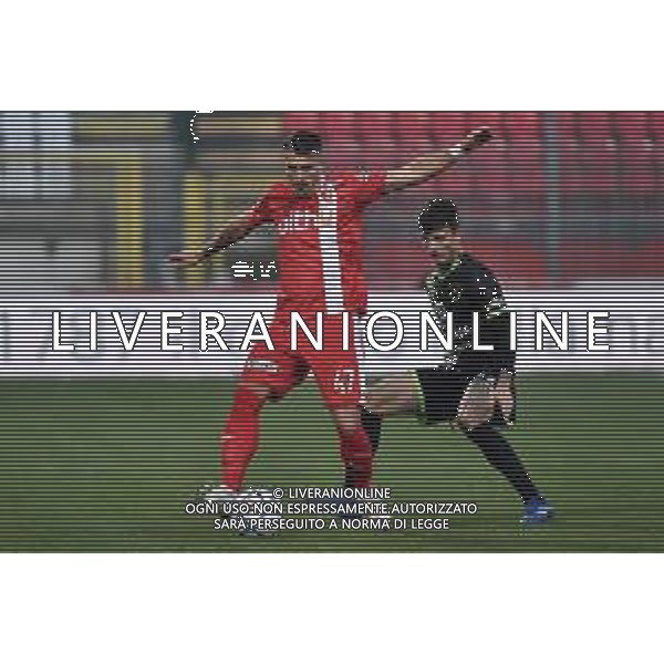 Dany Mota Carvalho (Monza) e sulla DX Enrico Dalprato (Reggina) Monza vs Reggina Campionato Serie BKT - 9a giornata Monza 28-11-2020 U-Power Stadium foto Roberto Garavaglia/ag.Aldo Liverani sas