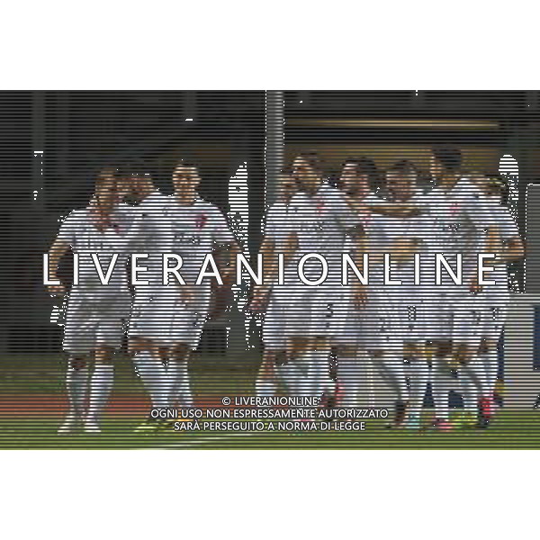 PADOVA - VIS PESARO CAMPIONATO CALCIO SERIE C LEGA PRO 29.11.2020 NELLA FOTO ESULTANZA DOPO IL GOL DI RONALDO © AGENZIA ALDO LIVERANI SAS