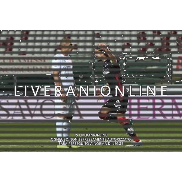 PADOVA - VIS PESARO CAMPIONATO CALCIO SERIE C LEGA PRO 29.11.2020 NELLA FOTO ESULTANZA DOPO IL GOL DI MATTIA GENNARI © AGENZIA ALDO LIVERANI SAS
