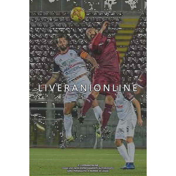 Livorno vs Pontedera - Campionato di Calcio Serie C - Lega Pro 2020/2021, 29 novembre 2020 Livorno, Italia Nella foto: Andrea Caponi (Pontedera) e Fabio Mazzeo (Livorno) @LM/Fabio Fagiolini AG ALDO LIVERANI SAS