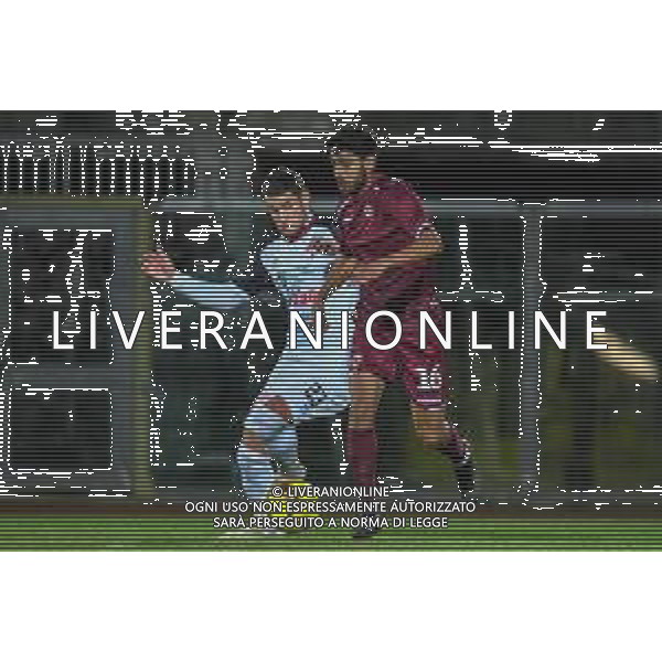 Livorno vs Pontedera - Campionato di Calcio Serie C - Lega Pro 2020/2021, 29 novembre 2020 Livorno, Italia Nella foto: Emanuele Matteucci (Pontedera) e Hamza Haoudi (Livorno) @LM/Fabio Fagiolini AG ALDO LIVERANI SAS