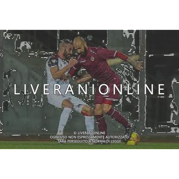Livorno vs Pontedera - Campionato di Calcio Serie C - Lega Pro 2020/2021, 29 novembre 2020 Livorno, Italia Nella foto: Giovanni Catanese (Pontedera) su Fabio Mazzeo (Pontedera) @LM/Fabio Fagiolini AG ALDO LIVERANI SAS