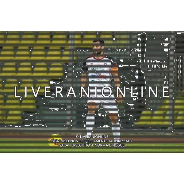 Livorno vs Pontedera - Campionato di Calcio Serie C - Lega Pro 2020/2021, 29 novembre 2020 Livorno, Italia Nella foto: Andrea Caponi (Pontedera) @LM/Fabio Fagiolini AG ALDO LIVERANI SAS