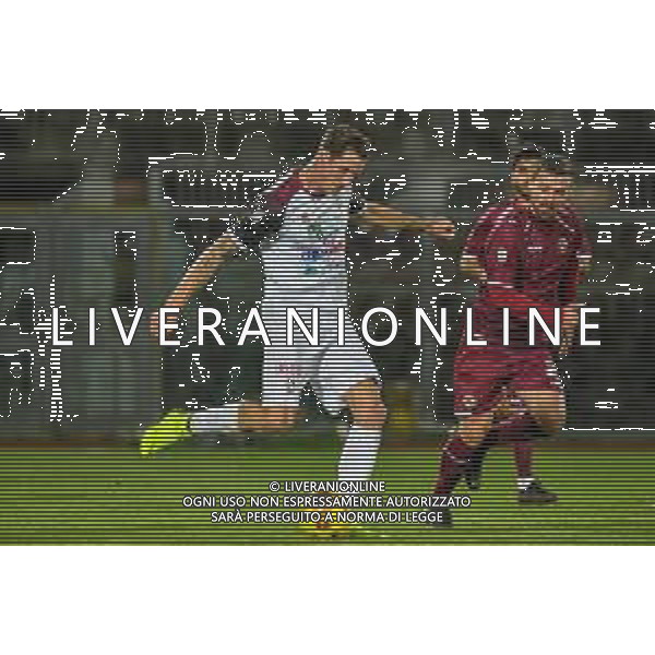 Livorno vs Pontedera - Campionato di Calcio Serie C - Lega Pro 2020/2021, 29 novembre 2020 Livorno, Italia Nella foto: Andrea Magrassi (Pontedera) e Davide Agazzi (Livorno) @LM/Fabio Fagiolini AG ALDO LIVERANI SAS