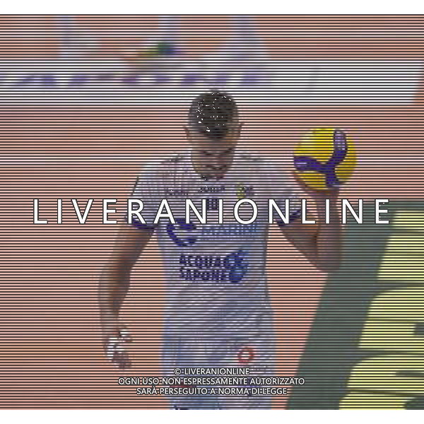 Top Volley Cisterna vs Allianz Milano - Volleyball Italian Serie A Men Superleague Championship 2020/2021, 29 November 2020 latina, Italy Photo showing: Giulio Sabbi Top Volley Cisterna @LM/Luigi Mariani AG ALDO LIVERANI SAS