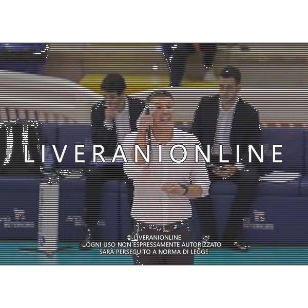 Top Volley Cisterna vs Allianz Milano - Volleyball Italian Serie A Men Superleague Championship 2020/2021, 29 November 2020 latina, Italy Photo showing: Slobodan Boban Kovac Top Volley Cisterna @LM/Luigi Mariani AG ALDO LIVERANI SAS