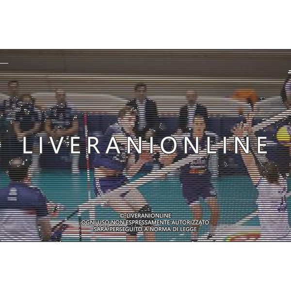 Top Volley Cisterna vs Allianz Milano - Volleyball Italian Serie A Men Superleague Championship 2020/2021, 29 November 2020 latina, Italy Photo showing: Matteo Piano Allianz Milano @LM/Luigi Mariani AG ALDO LIVERANI SAS