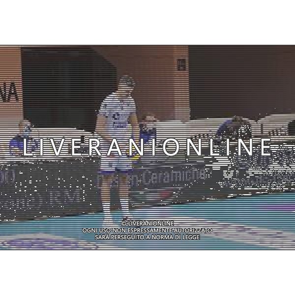 Top Volley Cisterna vs Allianz Milano - Volleyball Italian Serie A Men Superleague Championship 2020/2021, 29 November 2020 latina, Italy Photo showing: Giulio Sabbi Top Volley Cisterna @LM/Luigi Mariani AG ALDO LIVERANI SAS