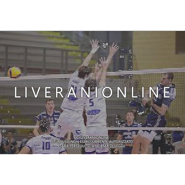 Top Volley Cisterna vs Allianz Milano - Volleyball Italian Serie A Men Superleague Championship 2020/2021, 29 November 2020 latina, Italy Photo showing: Luka Basic Allianz Milano @LM/Luigi Mariani AG ALDO LIVERANI SAS