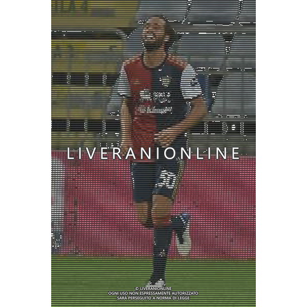 29-11-2020. CAGLIARI CALCIO-SPEZIA CALCIO. 9° GIORNATA SERIE A 2020/2021. ITALIA, SARDEGNA, CAGLIARI, STADIO SARDEGNA ARENA. SALVATORE MOI/ALDO LIVERANI SAS NELLA FOTO: GOL ED ESULTANZA PAVOLETTI CAGLIARI CONTRO SPEZIA IN CASA 2-1./AGENZIA ALDO LIVERANI SAS