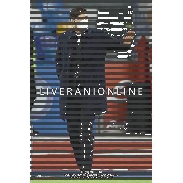 29-11-20120 NAPOLI CAMPIONATO DI CALCIO SERIE A NAPOLI ROMA NELLA FOTO: PAULO FONSECA ALLENATORE ROMA FOTO MOSCA AG.LIVERANI