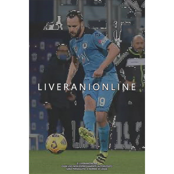 29-11-2020. CAGLIARI CALCIO-SPEZIA CALCIO. 9° GIORNATA SERIE A 2020/2021. ITALIA, SARDEGNA, CAGLIARI, STADIO SARDEGNA ARENA. SALVATORE MOI/ALDO LIVERANI SAS NELLA FOTO: TERZIO SPEZIA./AGENZIA ALDO LIVERANI SAS
