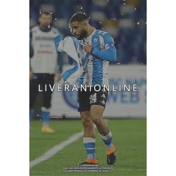 NAPOLI - ROMA CAMPIONATO CALCIO SERIE A TIM 29.11.2020 NELLA FOTO ESULTANZA DOPO IL GOL LORENZO INSIGNE CON DEDICA A MARADONA ©MOSCA/AGENZIA ALDO LIVERANI SAS