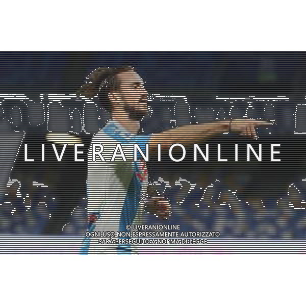 NAPOLI - ROMA CAMPIONATO CALCIO SERIE A TIM 29.11.2020 NELLA FOTO ESULTANZA DOPO IL GOL FABIAN RUIZ ©MOSCA/AGENZIA ALDO LIVERANI SAS