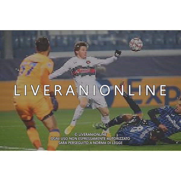 Atalanta-Midtjylland Uefa Champions League 2020/2021 5a giornata Bergamo, 1 dicembre 2020 Nella foto: Jose\' Luis Palomino, Berat Djimsiti e Anders Dreyer Ph. Soli - Ag. Aldo Liverani/AGENZIA ALDO LIVERANI SAS