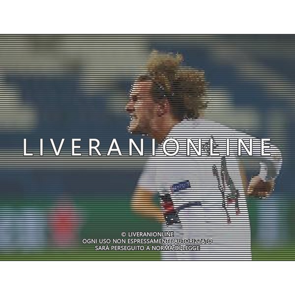 Atalanta-Midtjylland Uefa Champions League 2020/2021 5a giornata Bergamo, 1 dicembre 2020 Nella foto: Alexander Scholz esulta dopo il gol dell\'1-0 Ph. Soli - Ag. Aldo Liverani/AGENZIA ALDO LIVERANI SAS