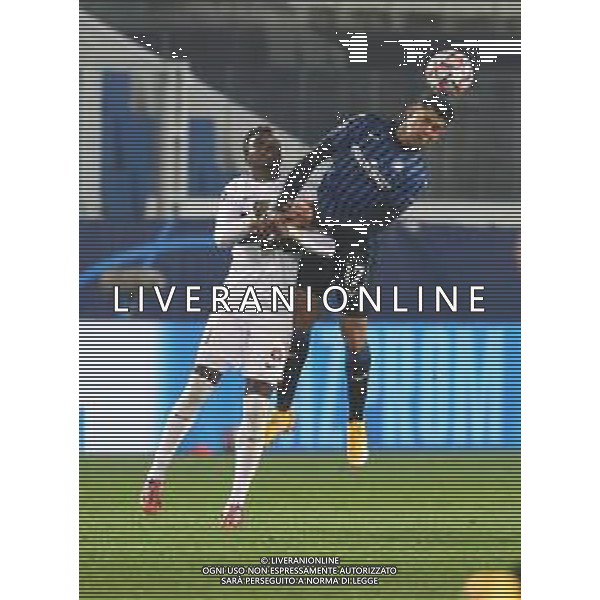 Atalanta-Midtjylland Uefa Champions League 2020/2021 5a giornata Bergamo, 1 dicembre 2020 Nella foto: Cristian Romero e Sory Kaba Ph. Soli - Ag. Aldo Liverani/AGENZIA ALDO LIVERANI SAS