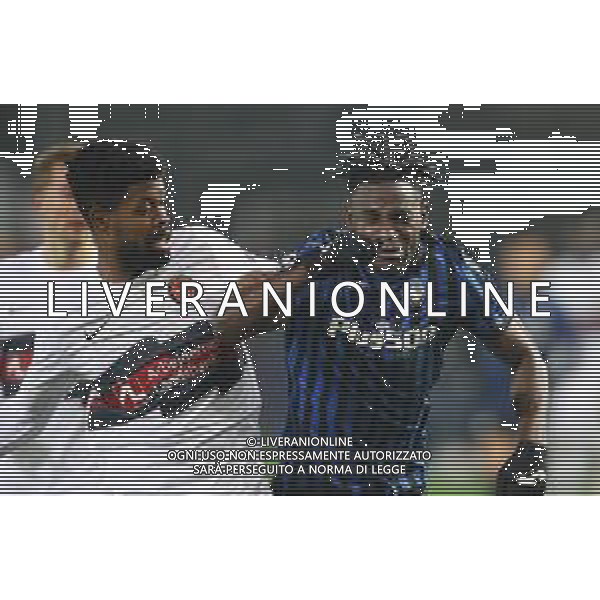 Atalanta-Midtjylland Uefa Champions League 2020/2021 5a giornata Bergamo, 1 dicembre 2020 Nella foto: Duvan Zapata e Manjrekar James Ph. Soli - Ag. Aldo Liverani/AGENZIA ALDO LIVERANI SAS