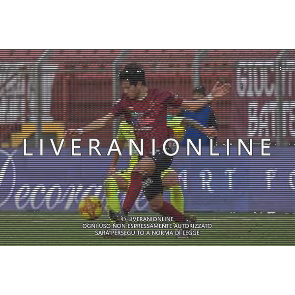LiveMedia/Fabio Fagiolini Pontedera vs Lucchese - Campionato di Calcio Serie C - Lega Pro 2020/2021, 02 dicembre 2020 Pontedera, Italia Nella foto: Lorenzo Milani (Pontedera) anticipa Matteo Panati (Lucchese) @LM/Fabio Fagiolini AG ALDO LIVERANI SAS